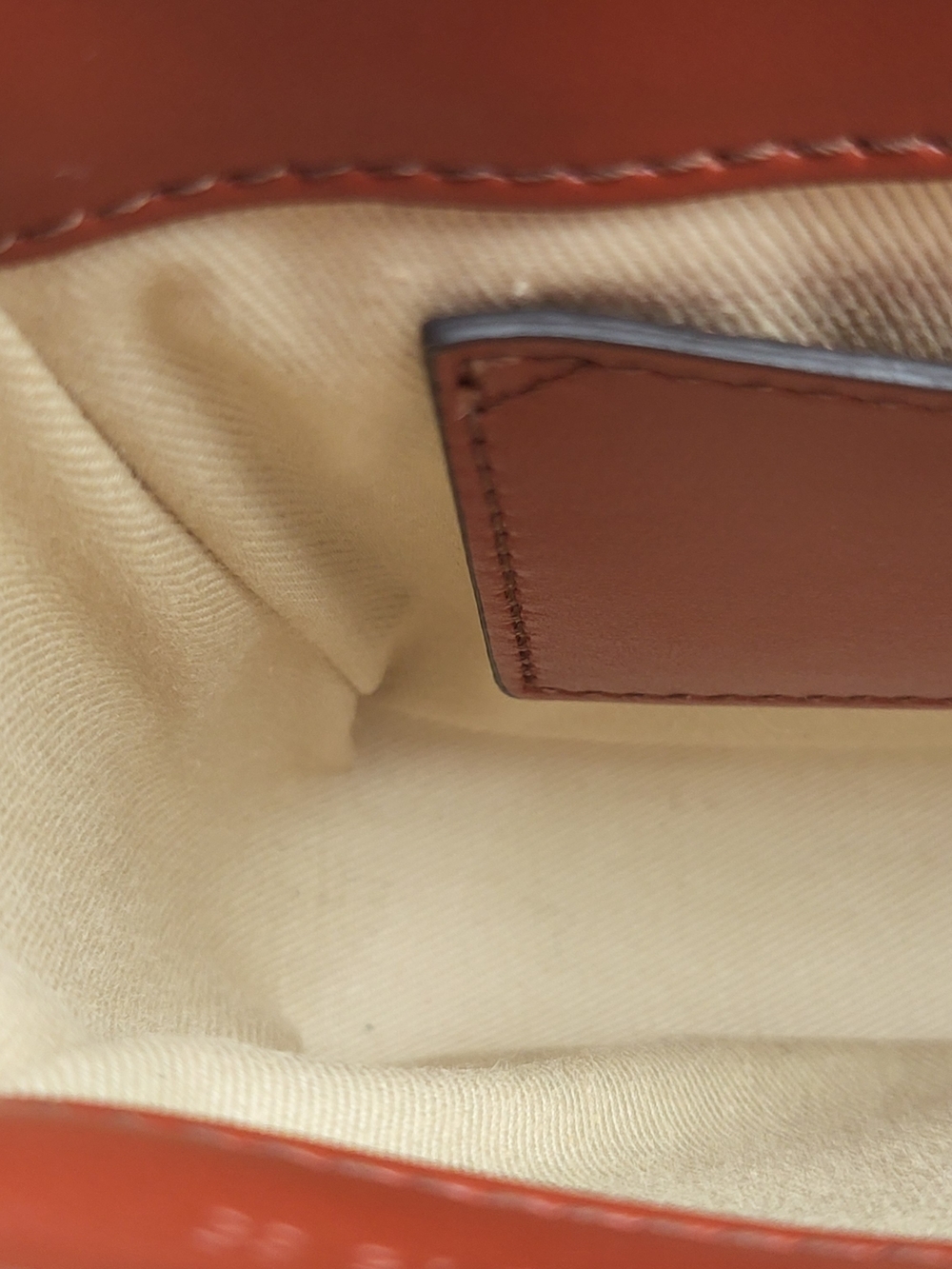 Chloé Calfskin Leather 'C' Mini Crossbody Bag, Auth w/COA. - Picture 14 of 16